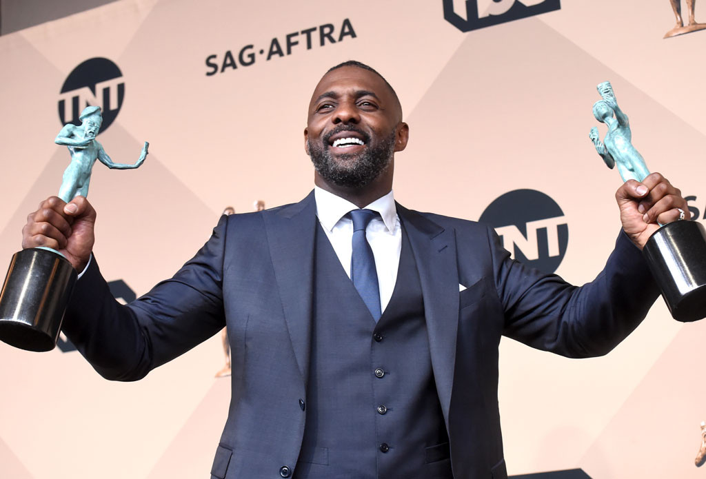 Idris Elba, SAG Awards, Winner, 2 Statues Idris Elba, SAG Awards, Winner, 2 Statues